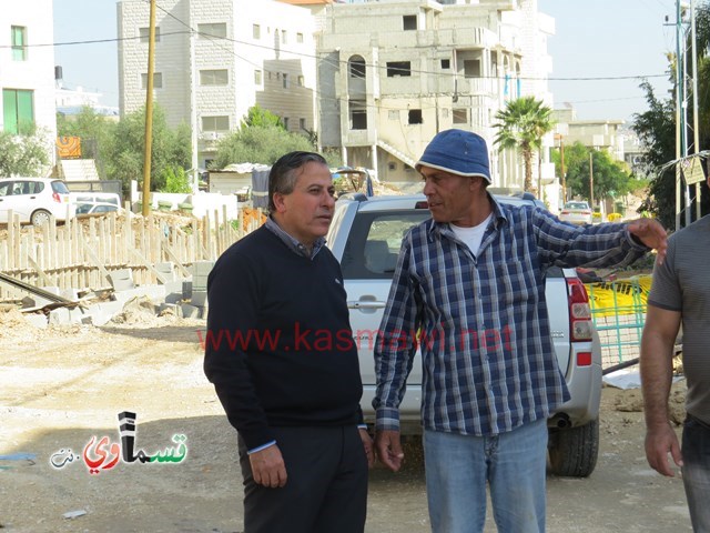 رئيس البلدية المحامي عادل بدير: عام 2015 عام التطوير في شوارع ومرافق كفرقاسم.. قولوا ان شاء الله  